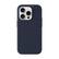 Left. Incipio - cru. Protective Hard Shell Case with MagSafe for Apple iPhone 15 Pro - Navy Canvas.