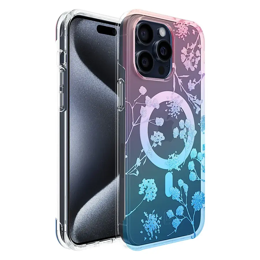 Alt View 12. Incipio - Forme Protective Hard Shell Case with MagSafe for Apple iPhone 15 Pro Max - Eternal Spring.