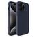 Angle. Incipio - cru. Protective Hard Shell Case with MagSafe for Apple iPhone 15 Pro Max - Navy Canvas.