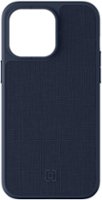 Incipio - cru. Protective Hard Shell Case with MagSafe for Apple iPhone 15 Pro Max - Navy Canvas - Front_Zoom