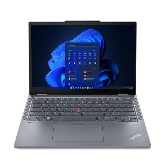Front Zoom. Lenovo - ThinkPad X13 Yoga Gen 4 2 in 1 13.3" Touch-screen Laptop- i7 with 16GB memory- 512GB SSD - Gray.