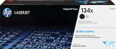 Front. HP - 134X High Yield Toner Cartridge - Black.