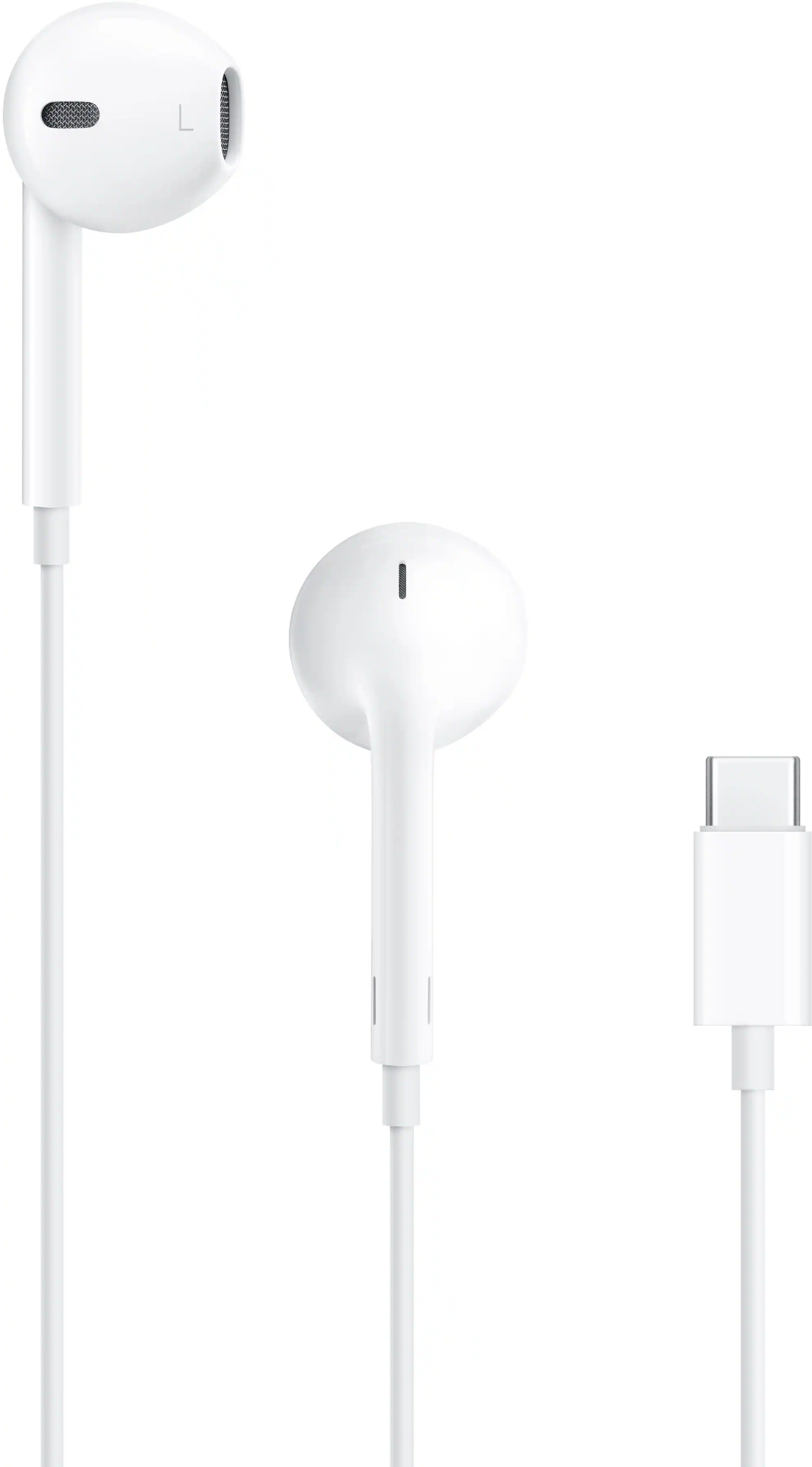 Front. Apple - EarPods (USB-C) - White.