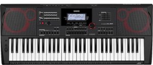 Casio - CT-X5000 Portable Keyboard with 61 Keys - Black - Front_Zoom