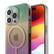Angle. ZAGG - Milan Snap MagSafe Compatible Case for Apple iPhone 15 Pro - Iridescent.