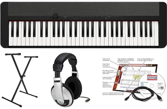 Casio CT S1BK EPA 61 Key Keyboard with Stand AC Adapter