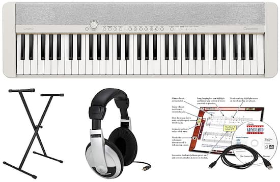 Casio CT S1WE EPA 61 Key Keyboard with Stand AC Adapter