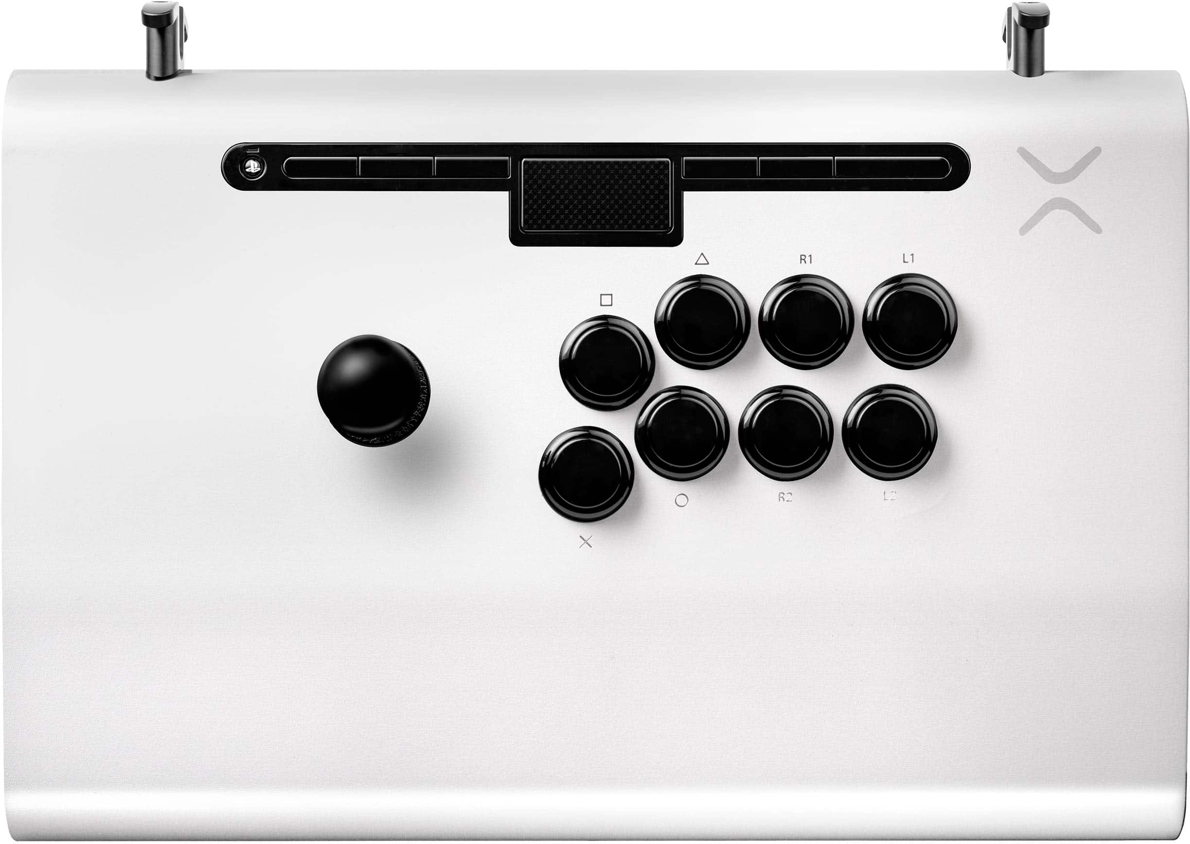 Front. PDP - Victrix Pro FS Arcade Fight Stick For PlayStation 5, PlayStation 4, and PC - White.