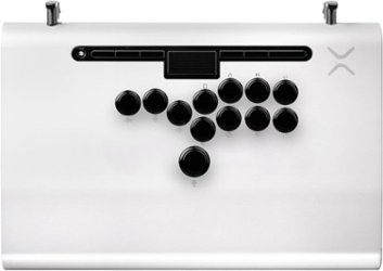 PDP - Victrix Pro FS-12 Arcade Fight Stick: PlayStation 5, PlayStation 4, & PC - White - Front_Zoom