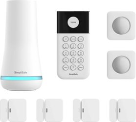 SimpliSafe - Indoor Home Security Kit (8-piece) - White - Front_Zoom