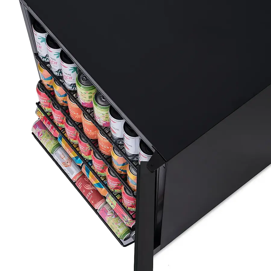 Alt View 18. NewAir - 24” 177-Can Beverage Refrigerator Cooler with Adjustable Shelves.