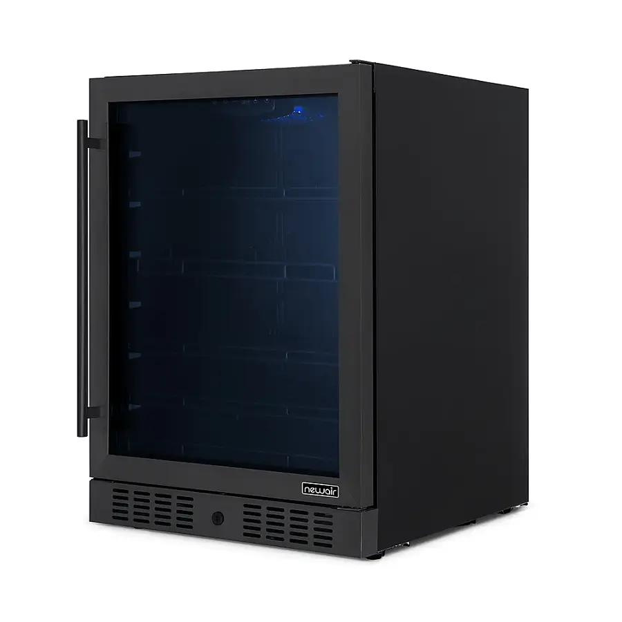 Alt View 19. NewAir - 24” 177-Can Beverage Refrigerator Cooler with Adjustable Shelves.