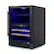 Alt View 21. NewAir - 24" 24 Bottle & 100 Can Wine and Bever Refrigerator with Splitshelf Adjustable Racks.