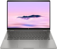 HP - 2-in-1 14" Wide Ultra XGA Touch-Screen Chromebook Plus Laptop with Google AI - Intel Core i3 - 8GB Memory - 256GB SSD - Mineral Silver - Front_Zoom