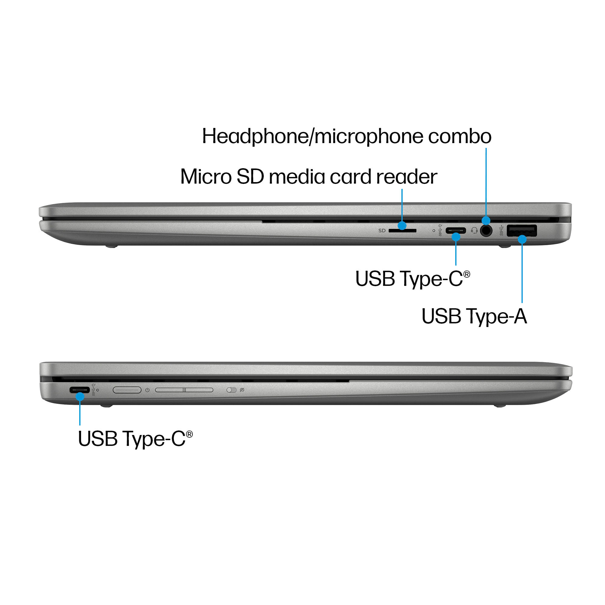 HP 2-in-1 14 Wide Ultra XGA Touch-Screen Chromebook Plus Laptop Intel Core  i3 8GB Memory 256GB SSD Mineral Silver 14c-cd0053dx - Best Buy