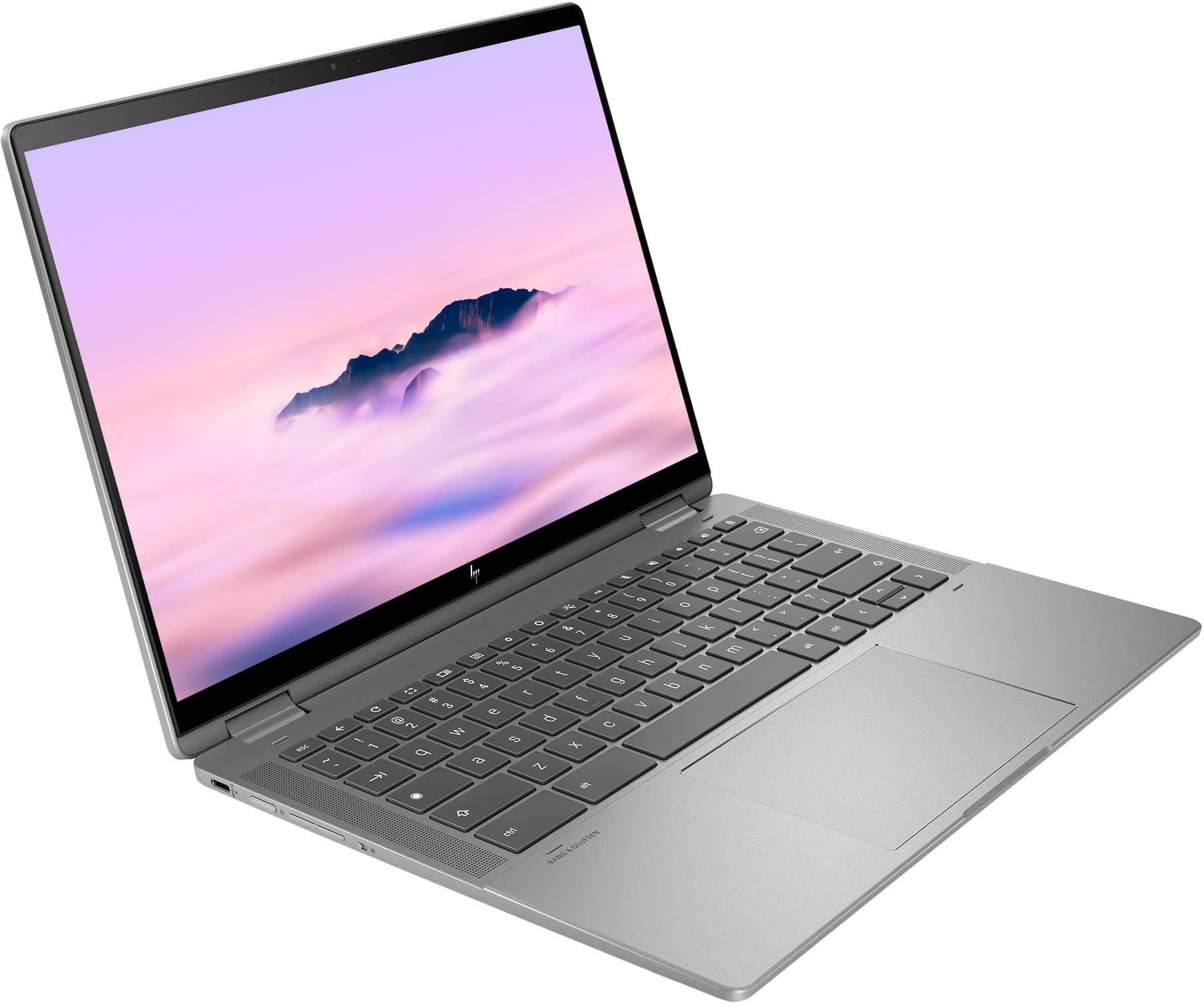 Alt View 1. HP - 2-in-1 14" Wide Ultra XGA Touch-Screen Chromebook Plus Laptop with Google AI - Intel Core i3 - 8GB Memory - 256GB SSD - Mineral Silver.