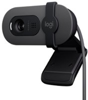 Logitech - Brio 100 1080p Full HD Webcam for Meetings and Streaming - Graphite - Front_Zoom