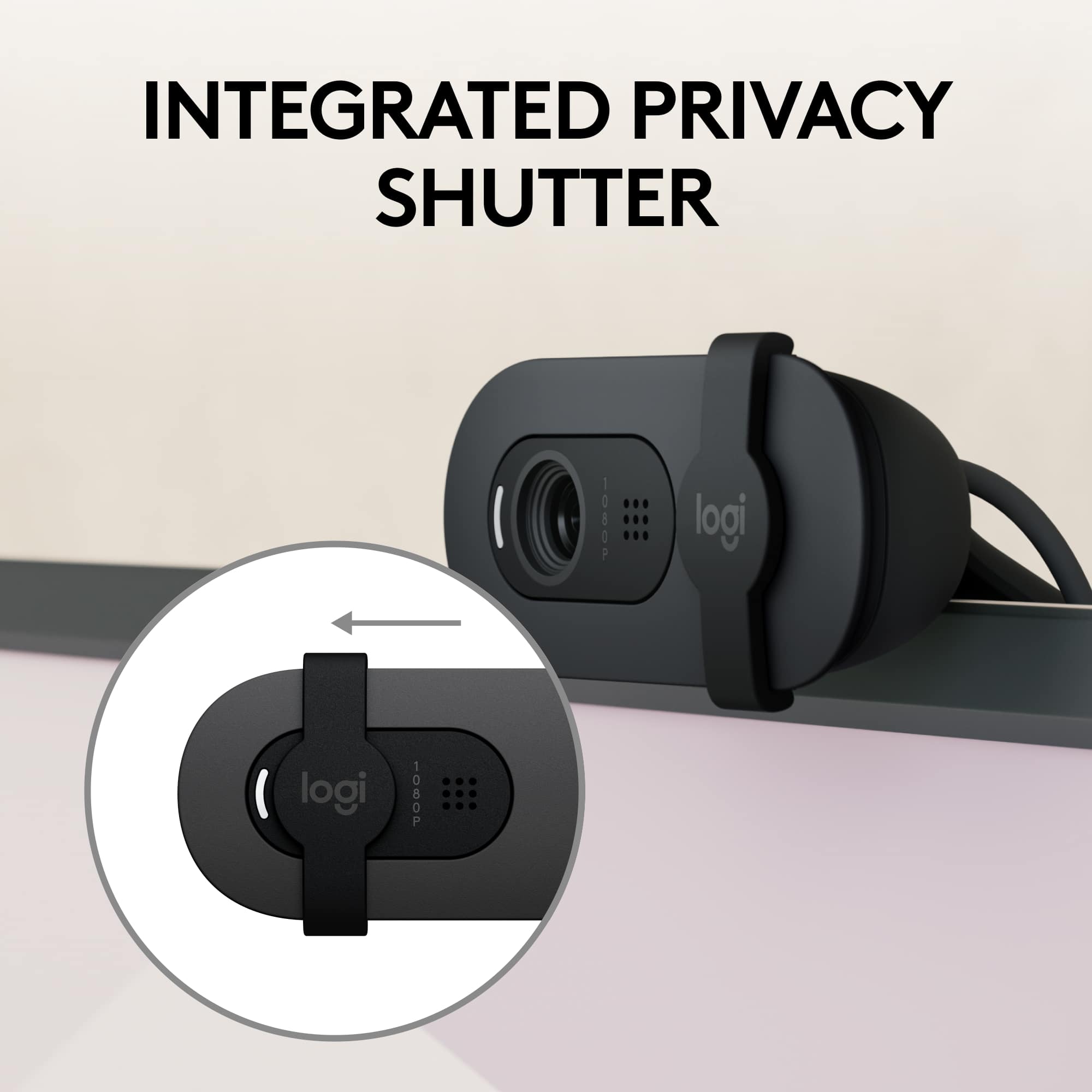 Integrated Privacy Shutter 1080P Logi Logi 1080P
