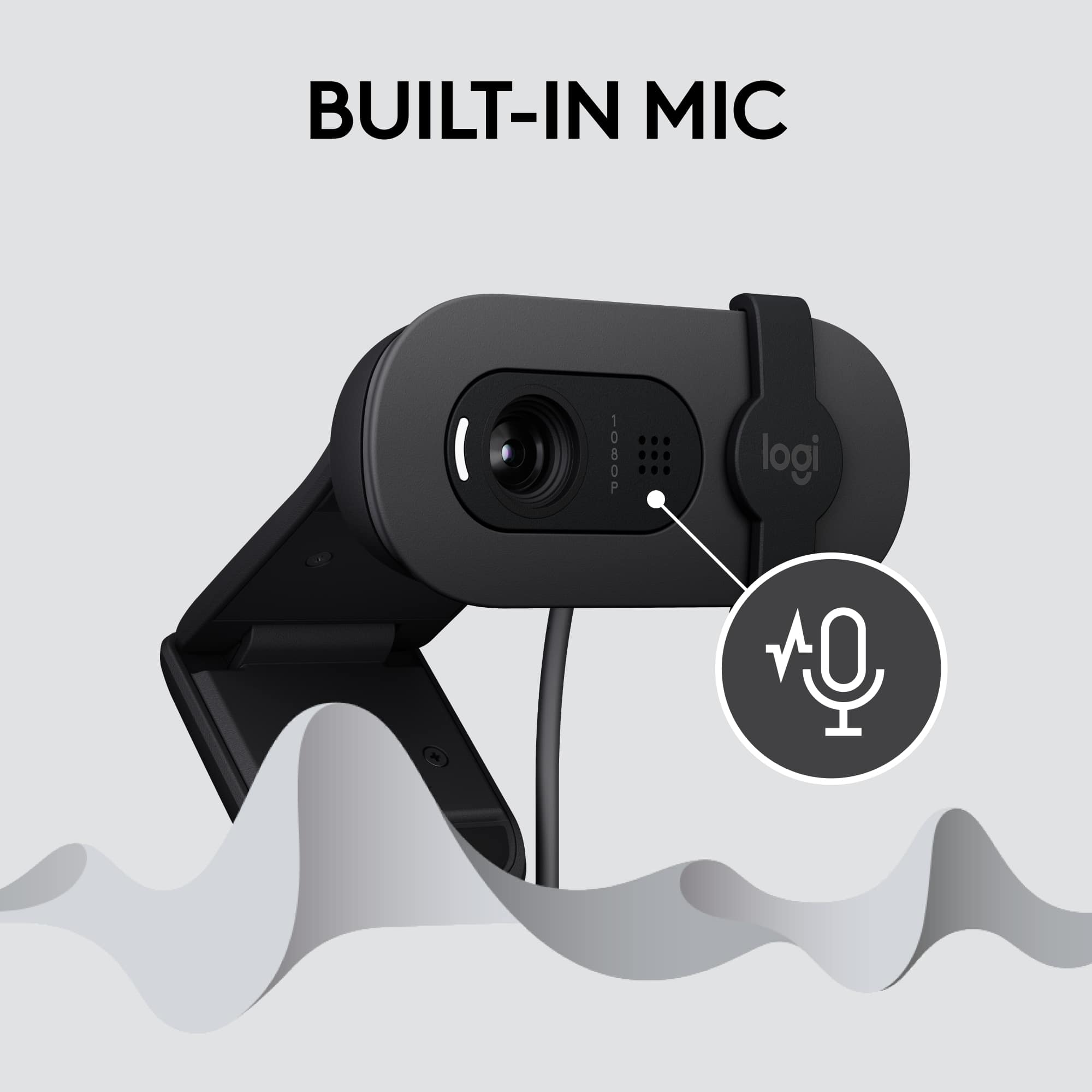 Built-in Mic 1080p Logi