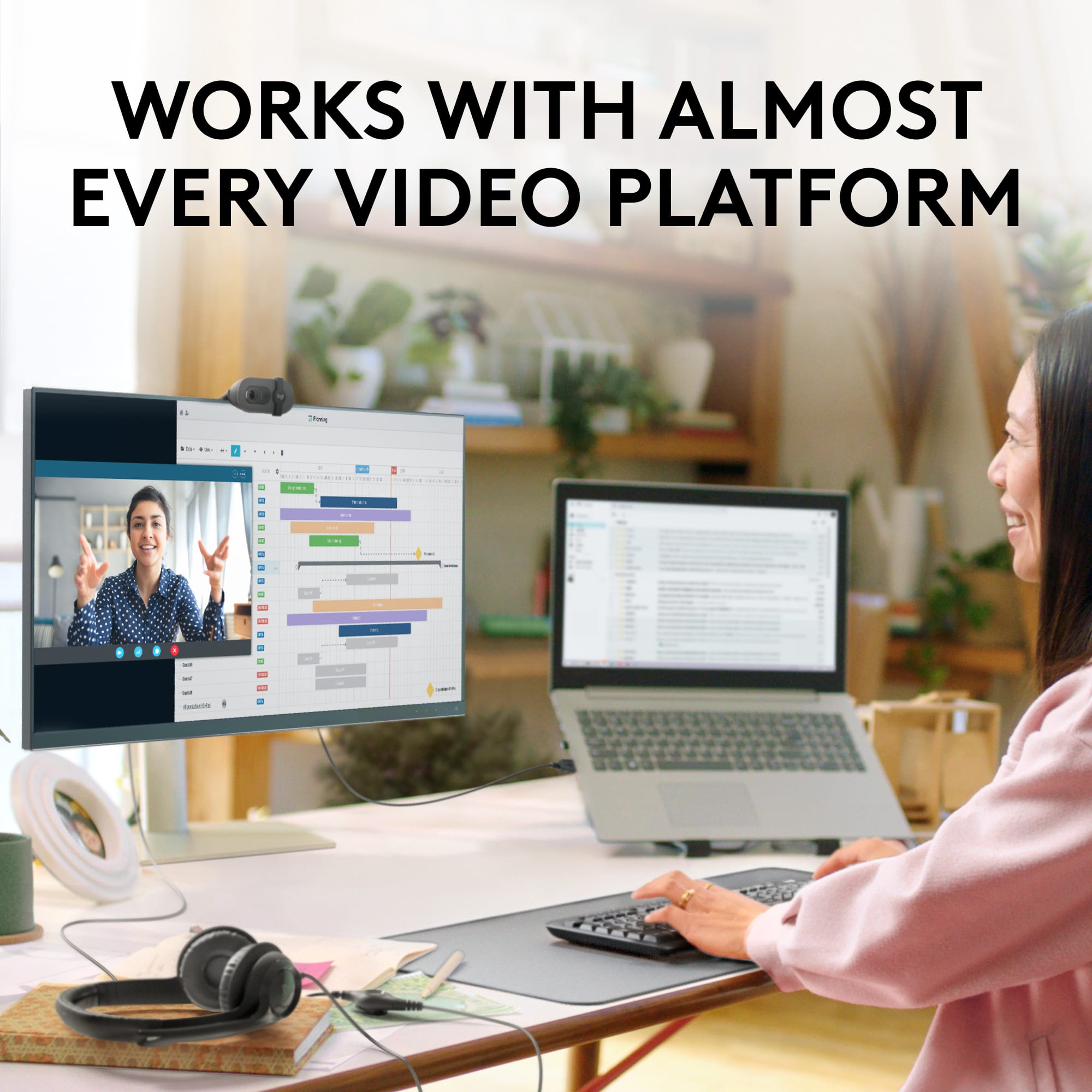 Works with almost every video platform.