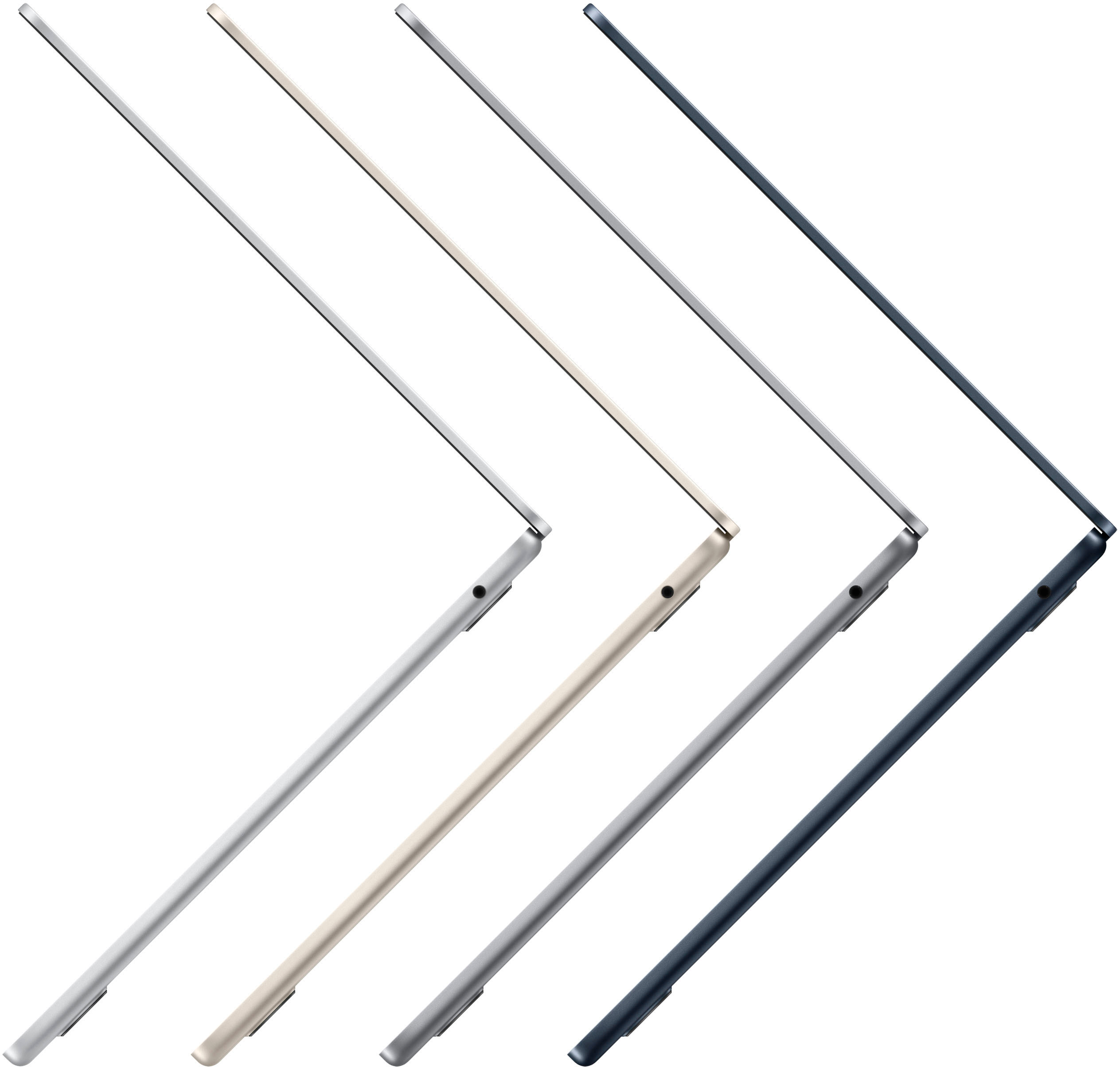 Alt View 11. Apple - Geek Squad Certified Refurbished MacBook Air 13.6" Laptop - Apple M2 chip - 8GB Memory - 256GB SSD - Space Gray.