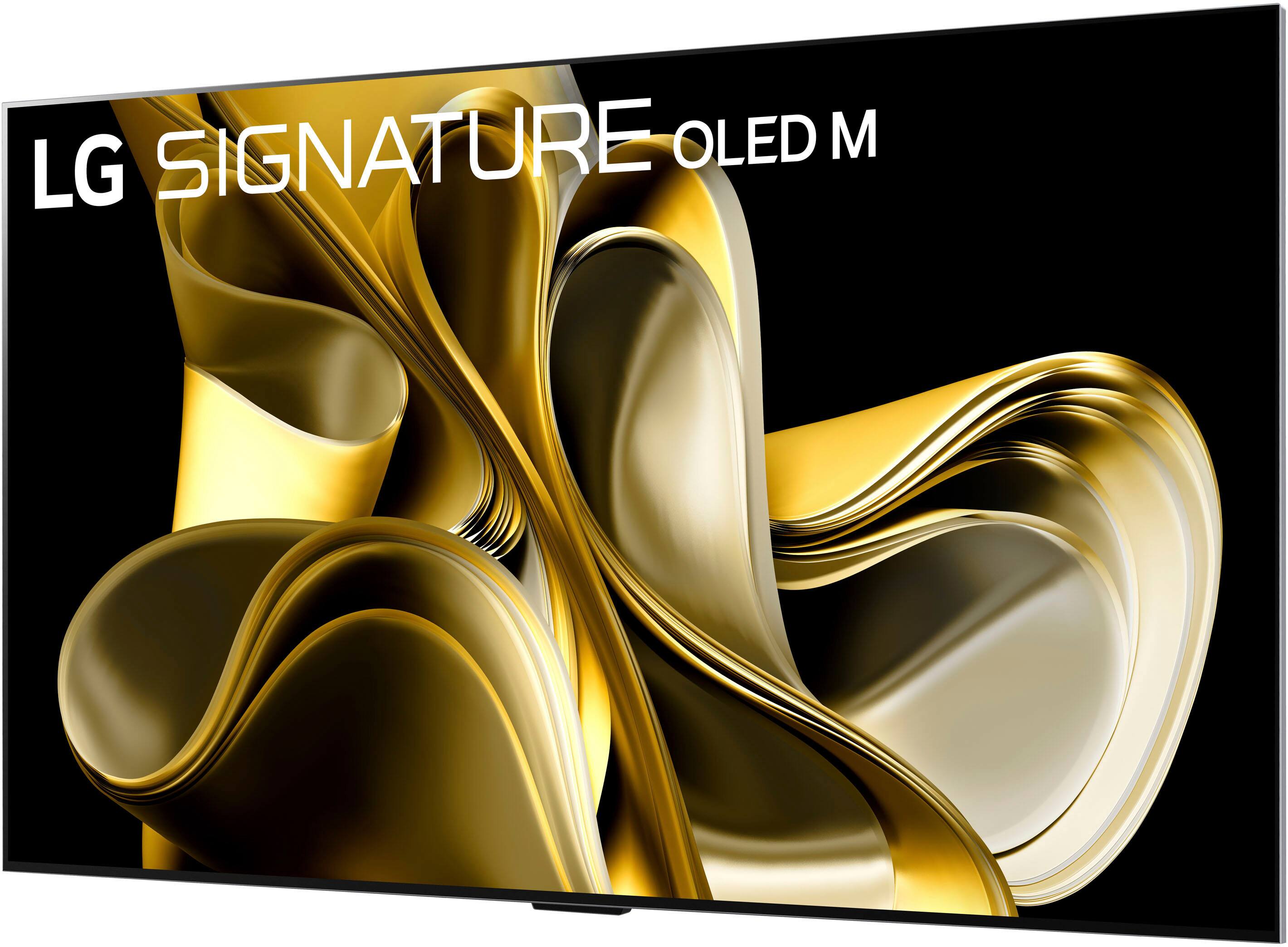 Alt View 1. LG - SIGNATURE 97" Class M3 Series OLED evo 4K UHD Smart webOS TV with Wireless Connectivity - Light Satin Silver.