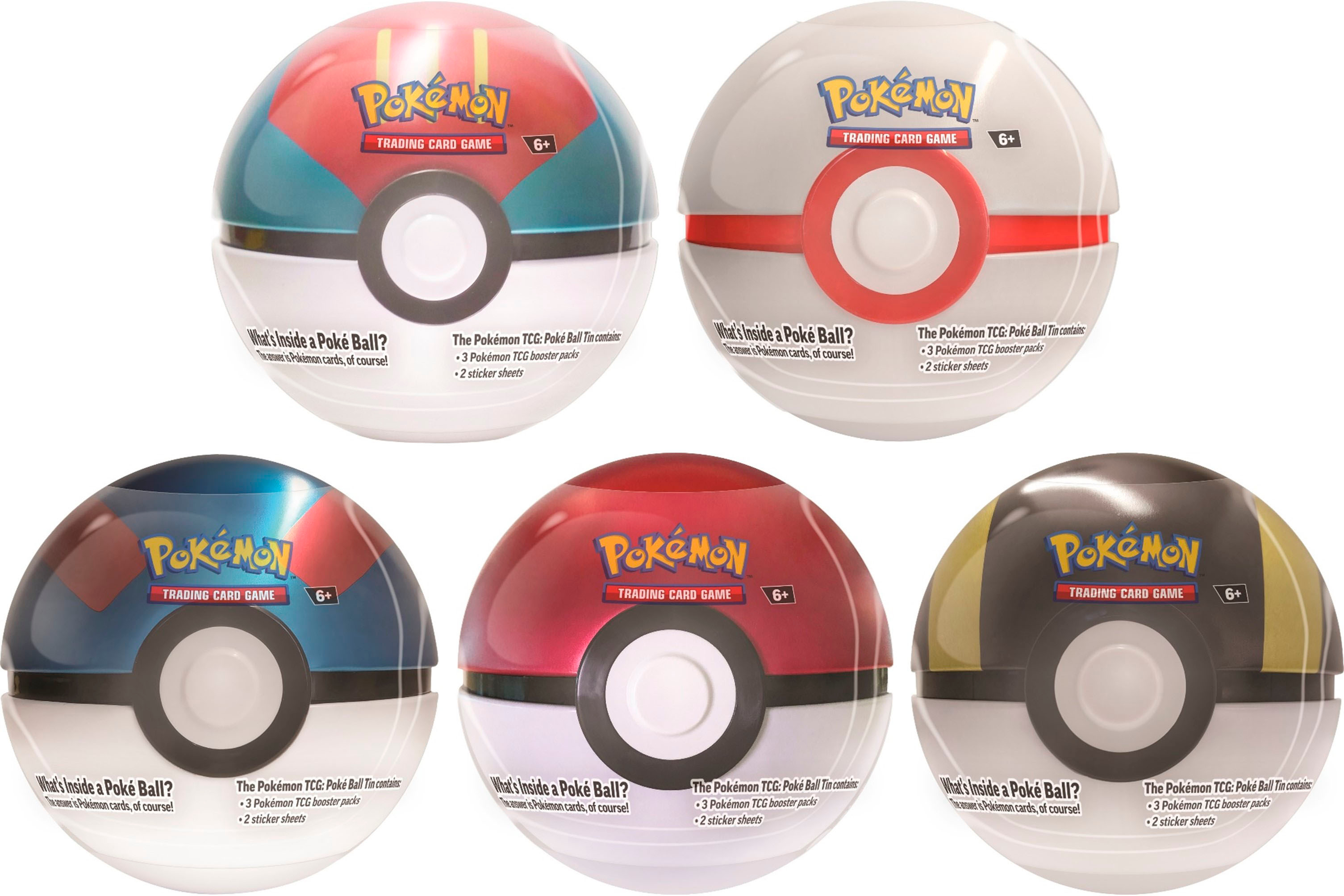 Pokémon Trading Card Game: Poké Ball Tin Styles May Vary 210-87275 - Best  Buy