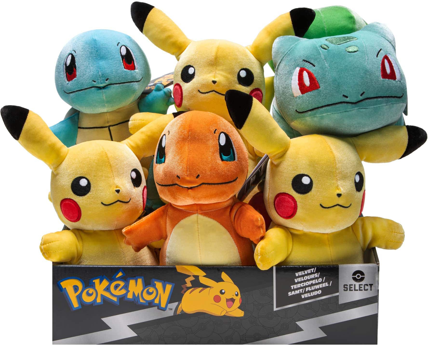 Jazwares Pokemon Select 8 Velvet Plush Styles May Vary PKW3176 - Best Buy