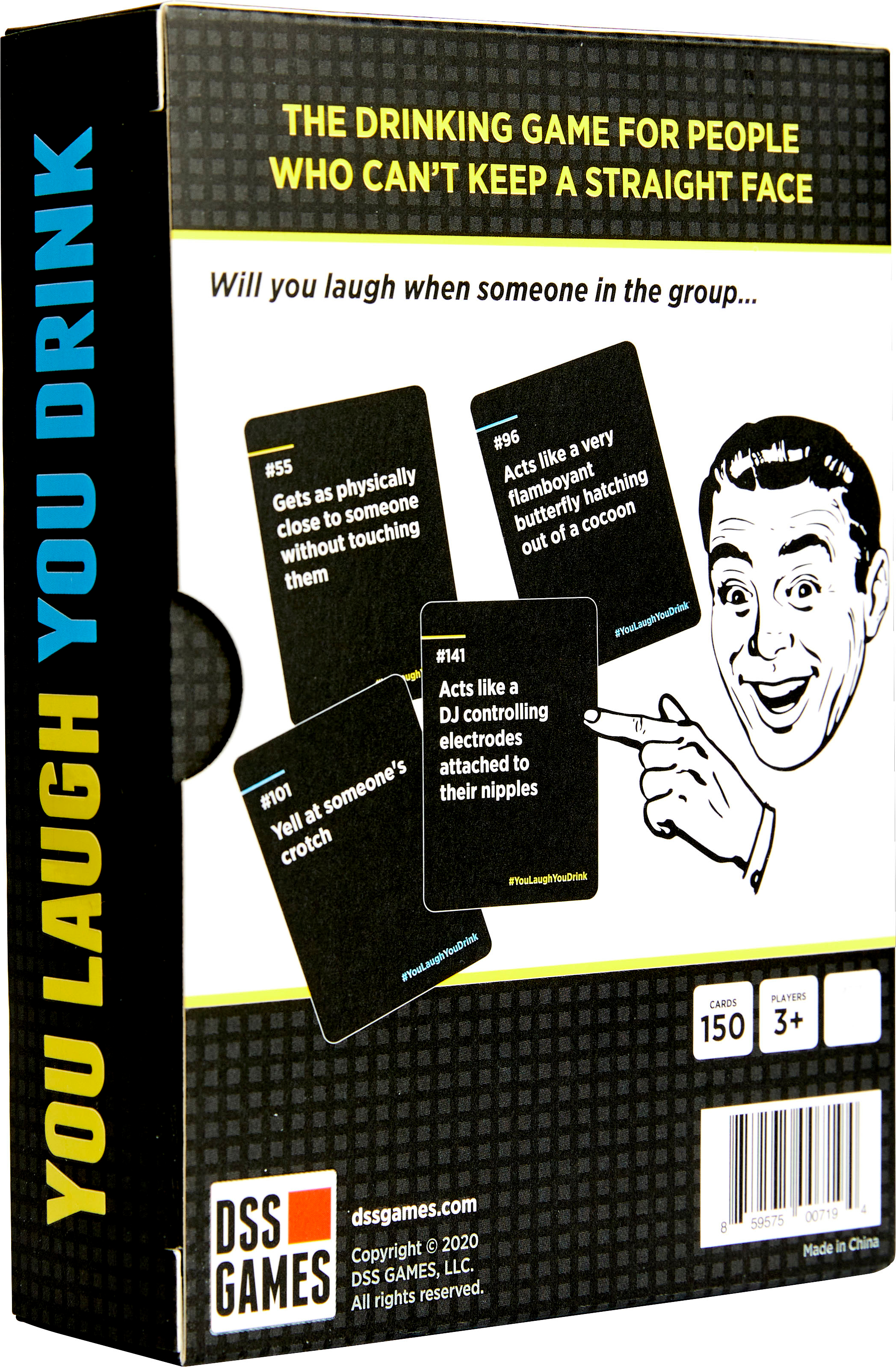 Angle View: DSS Games - You Laugh You Drink - Black