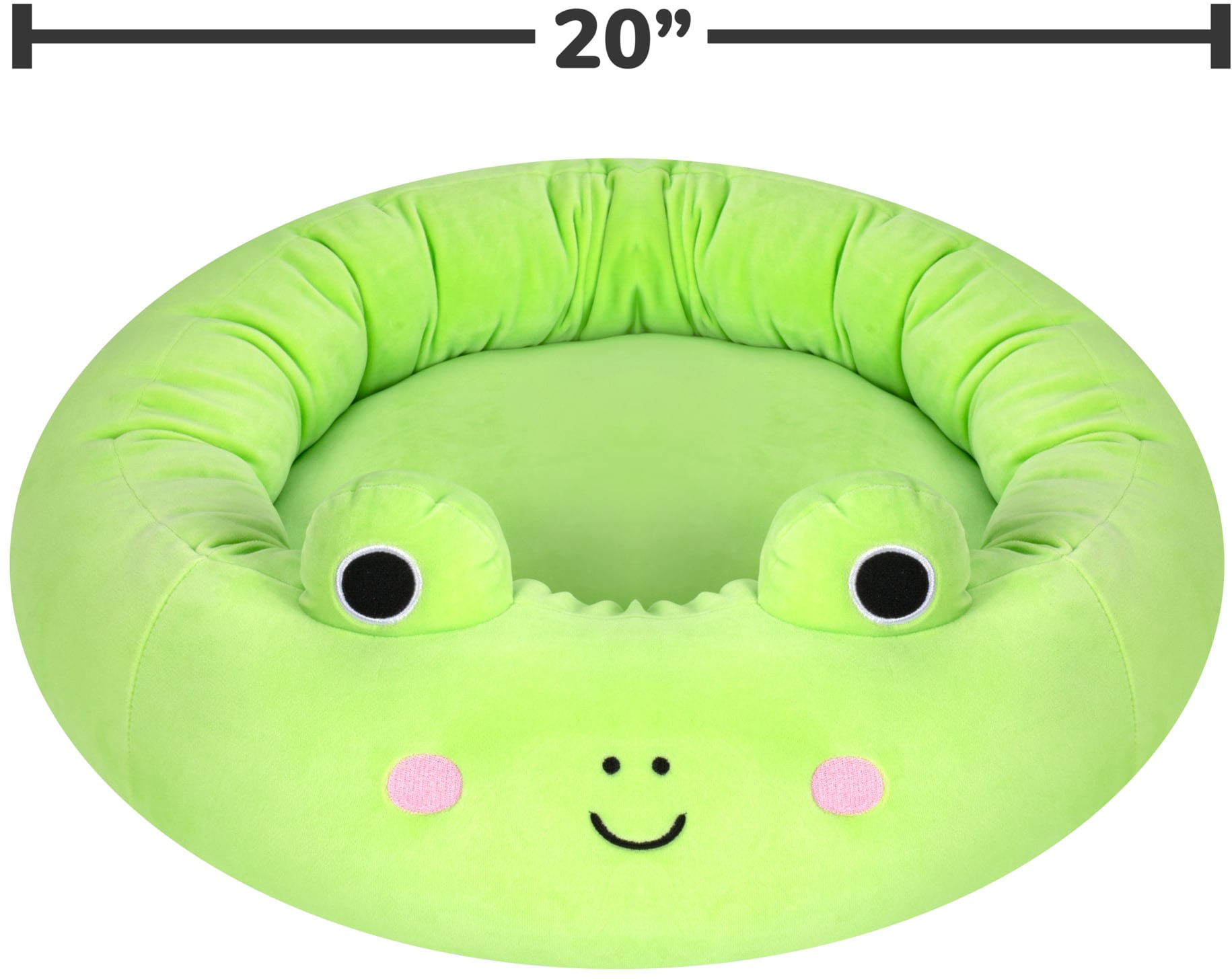 Squishmallows Wendy The Frog Pet Bed, 20-in