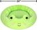 Left. Jazwares - Squishmallows 20-Inch Pet Bed - Wendy the Frog - Small.
