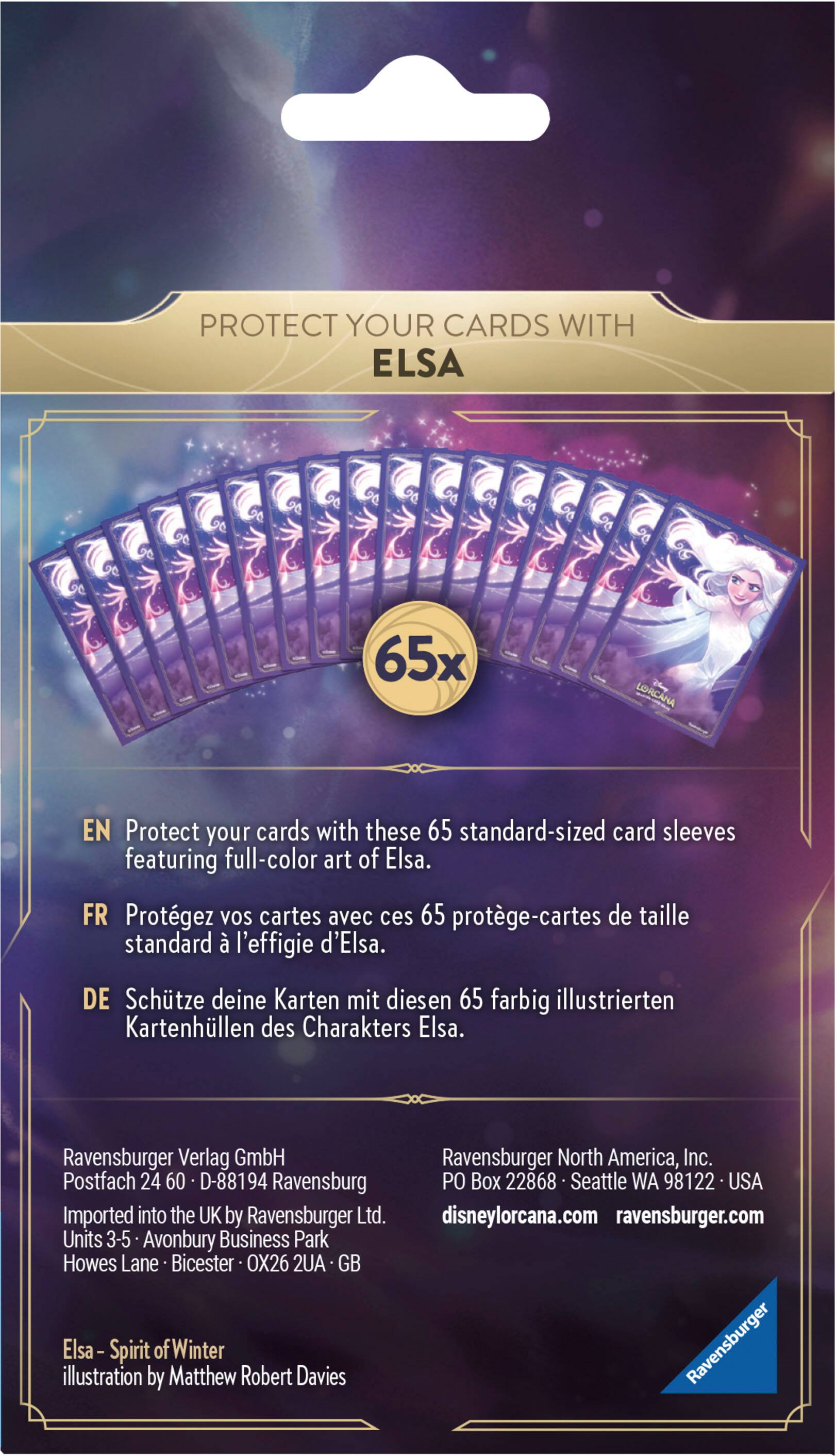 Alt View 12. Disney - Lorcana Card Sleeve Pack (Elsa).