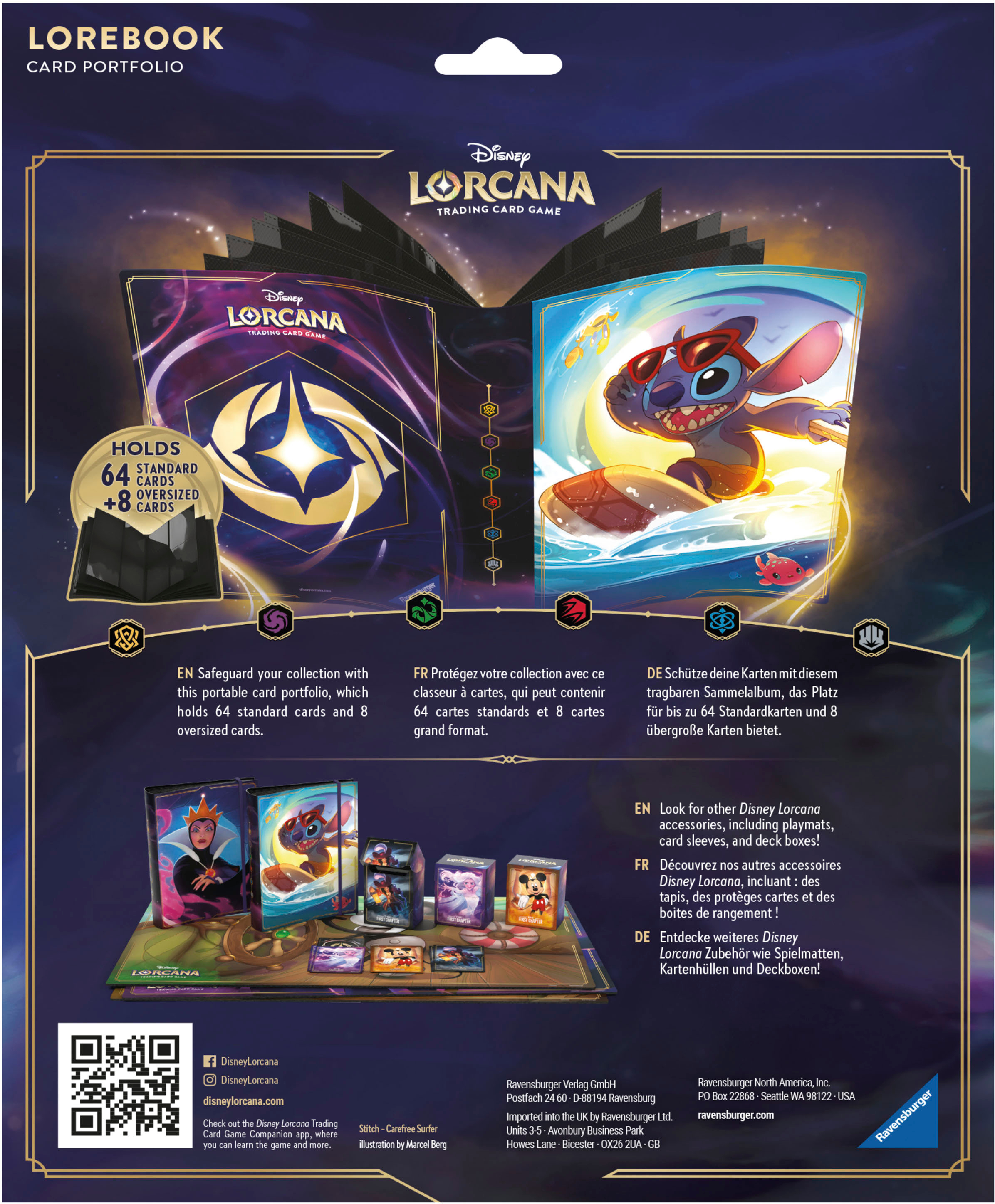 Disney Lorcana 10 Page Portfolio (Stitch) 11098224 - Best Buy