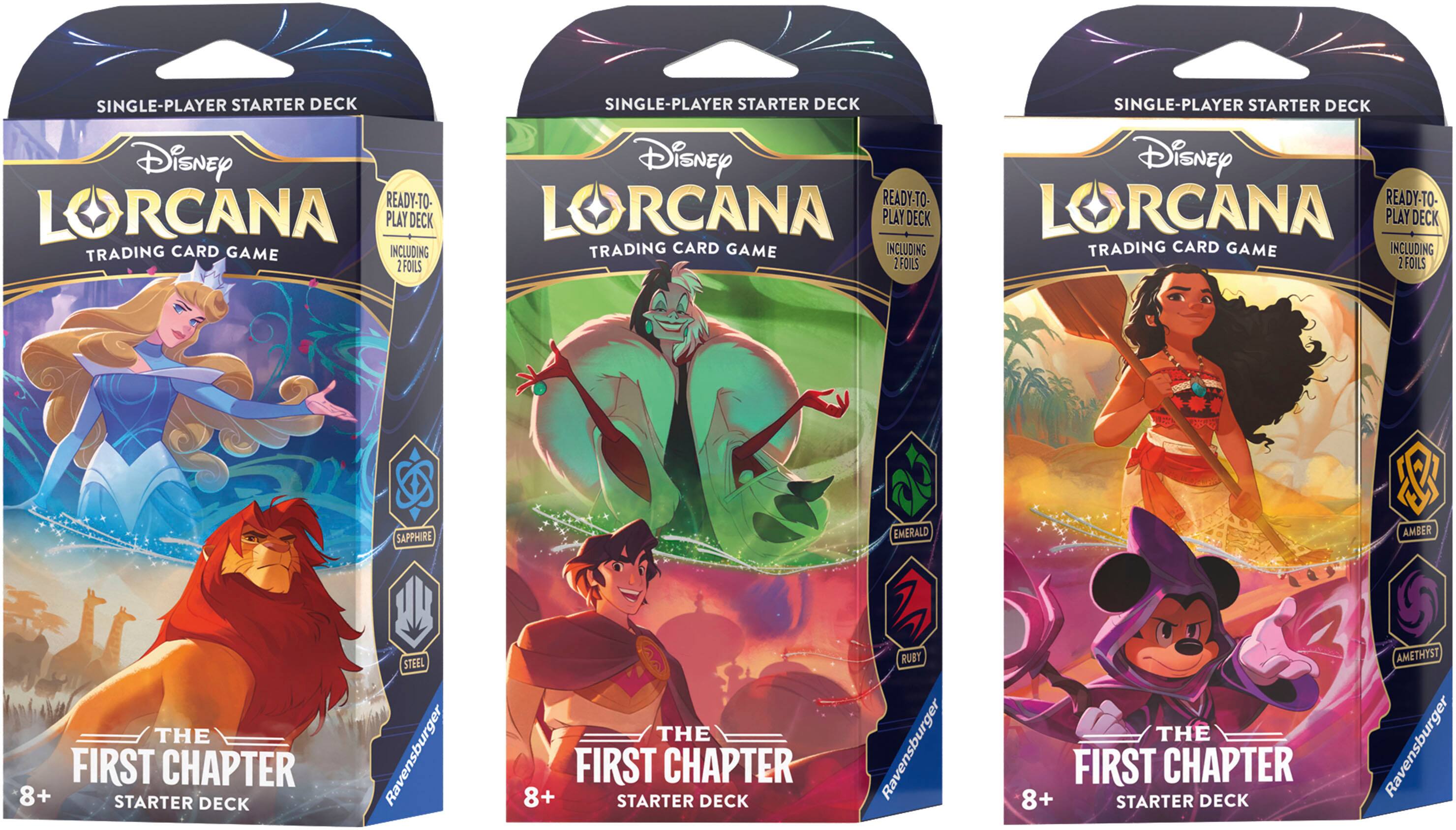 Front. Disney - Disney Lorcana Starter Decks - Styles May Vary.