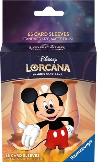 Disney Lorcana Card Sleeve Pack (Mickey Mouse) 11098178 - Best Buy