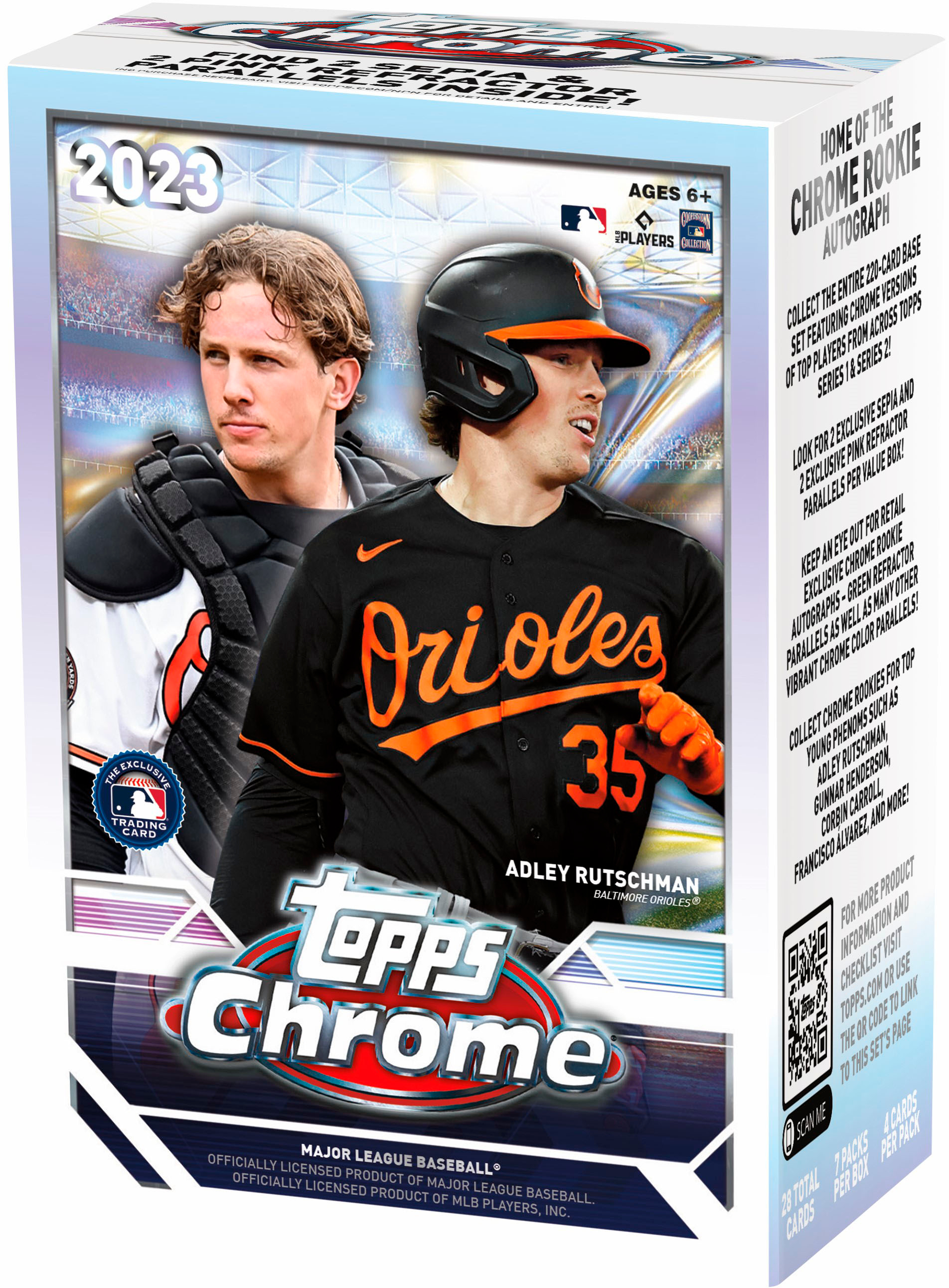 2023 Topps Chrome Baseball Blaster Box SP-T23BBCB - Best Buy