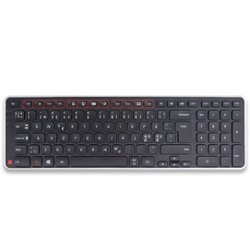Contour - Balance 60% Wireless Compact Keyboard - Black - Front_Zoom