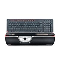 Contour - RollerMouse Wireless Optical Keyboard and Mouse Bundle - Black/Red - Front_Zoom