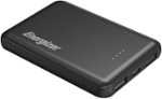 Energizer - MAX 5,000 mAh Ultra-Slim, 3-Port USB-C High Speed Universal Portable Charger Power bank, Charges Three Devices at Once - Black