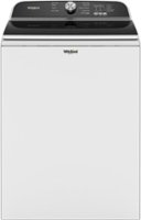 Whirlpool - 5.3 Cu. Ft. High Efficiency Top Load Washer with Deep Water Wash Option - White - Front_Zoom