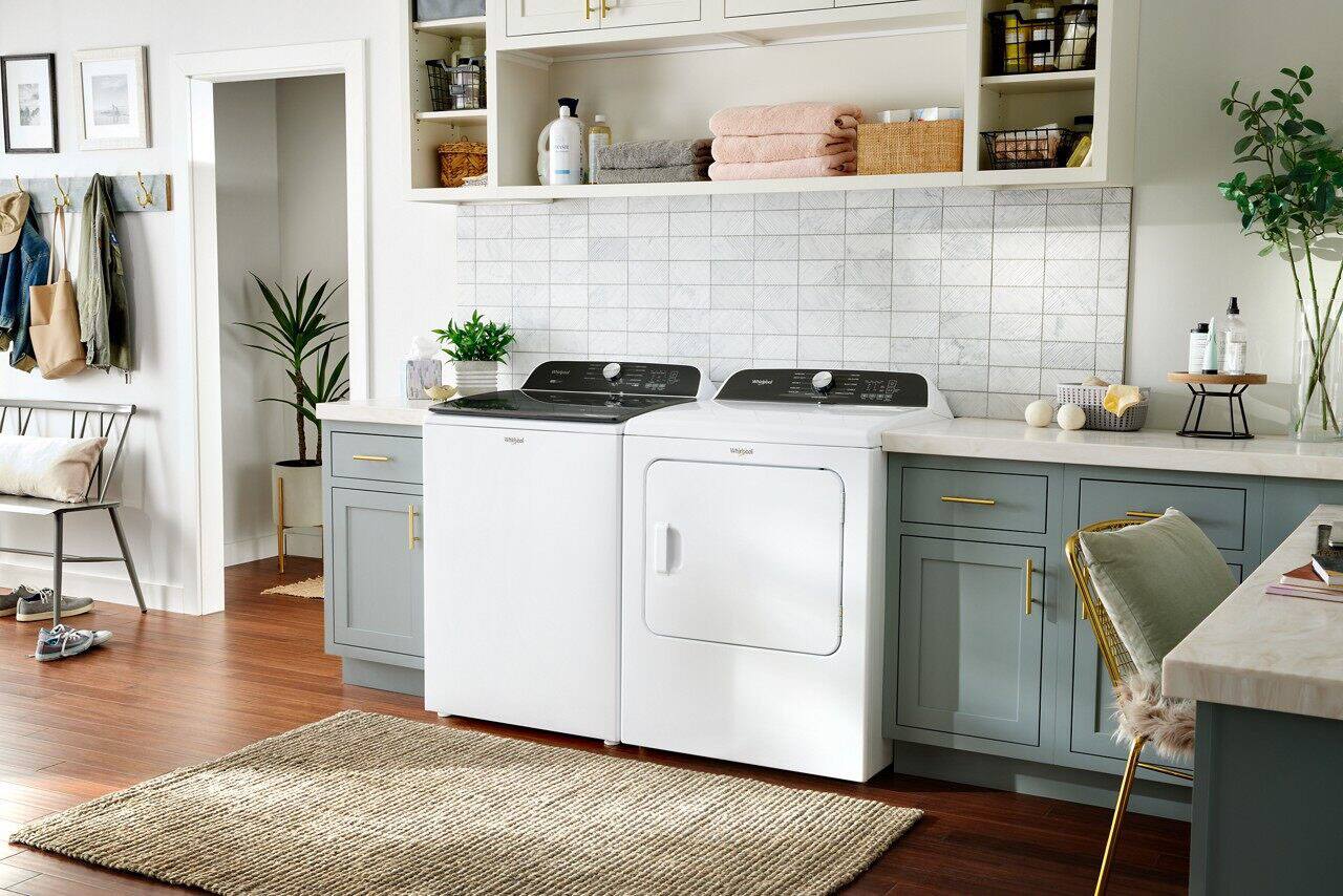 Alt View 15. Whirlpool - 7.0 Cu. Ft. Electric Dryer with Moisture Sensor - White.