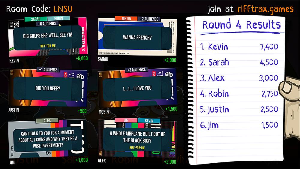 Angle. Limited Run Games - Rifftrax: The Game.