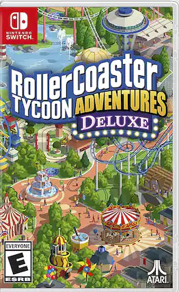 Front. Atari - Rollercoater Tycoon Adventures. - E (Everyone)