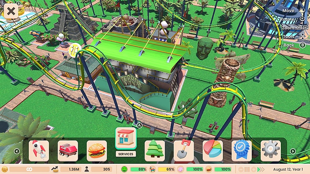 RollerCoaster Tycoon 3 Complete Edition (Switch) Review - More Alton Towers  Than Butlin's - Finger Guns