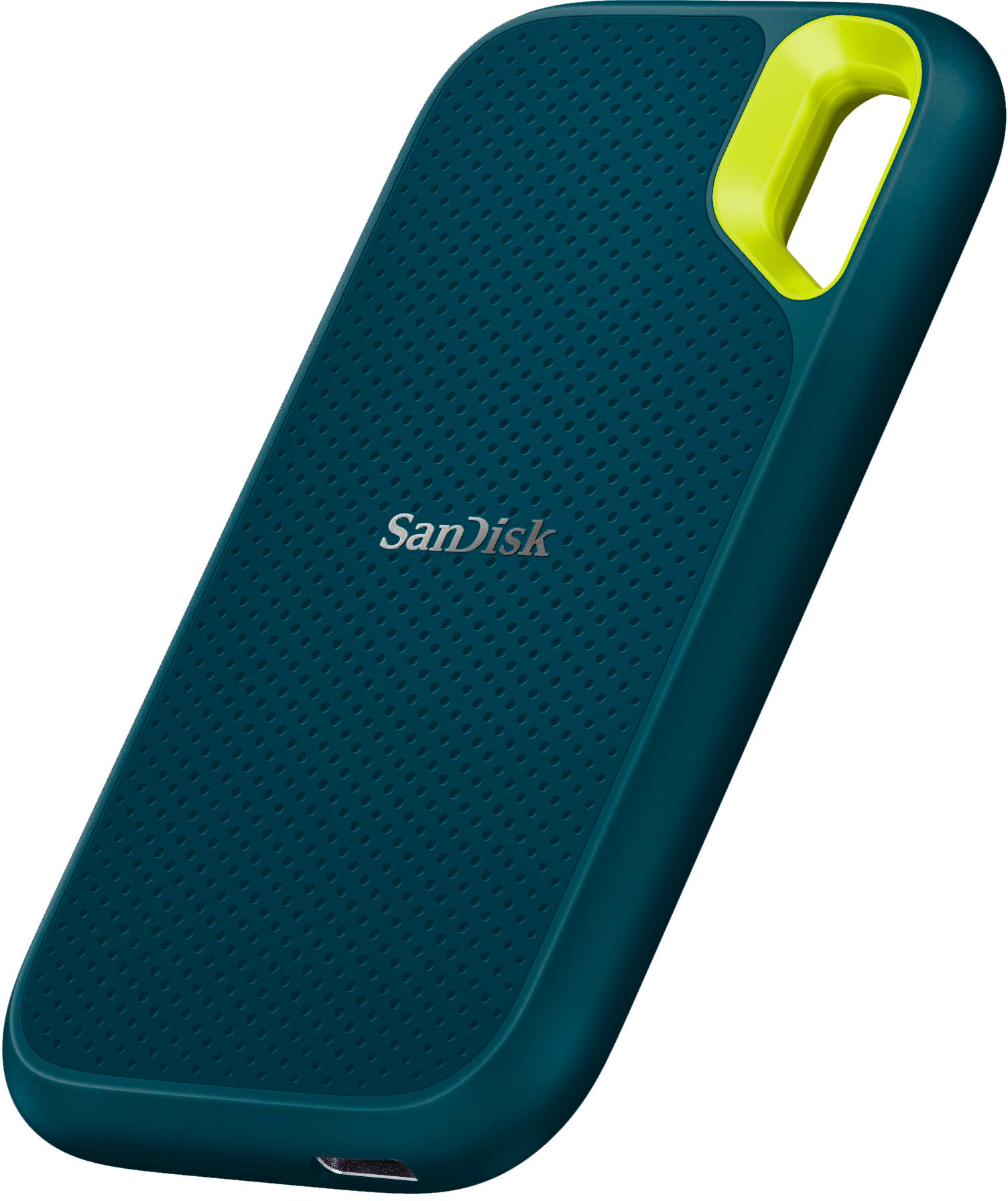 Angle View: SanDisk - Extreme Portable 2TB External USB-C NVMe SSD - Monterey