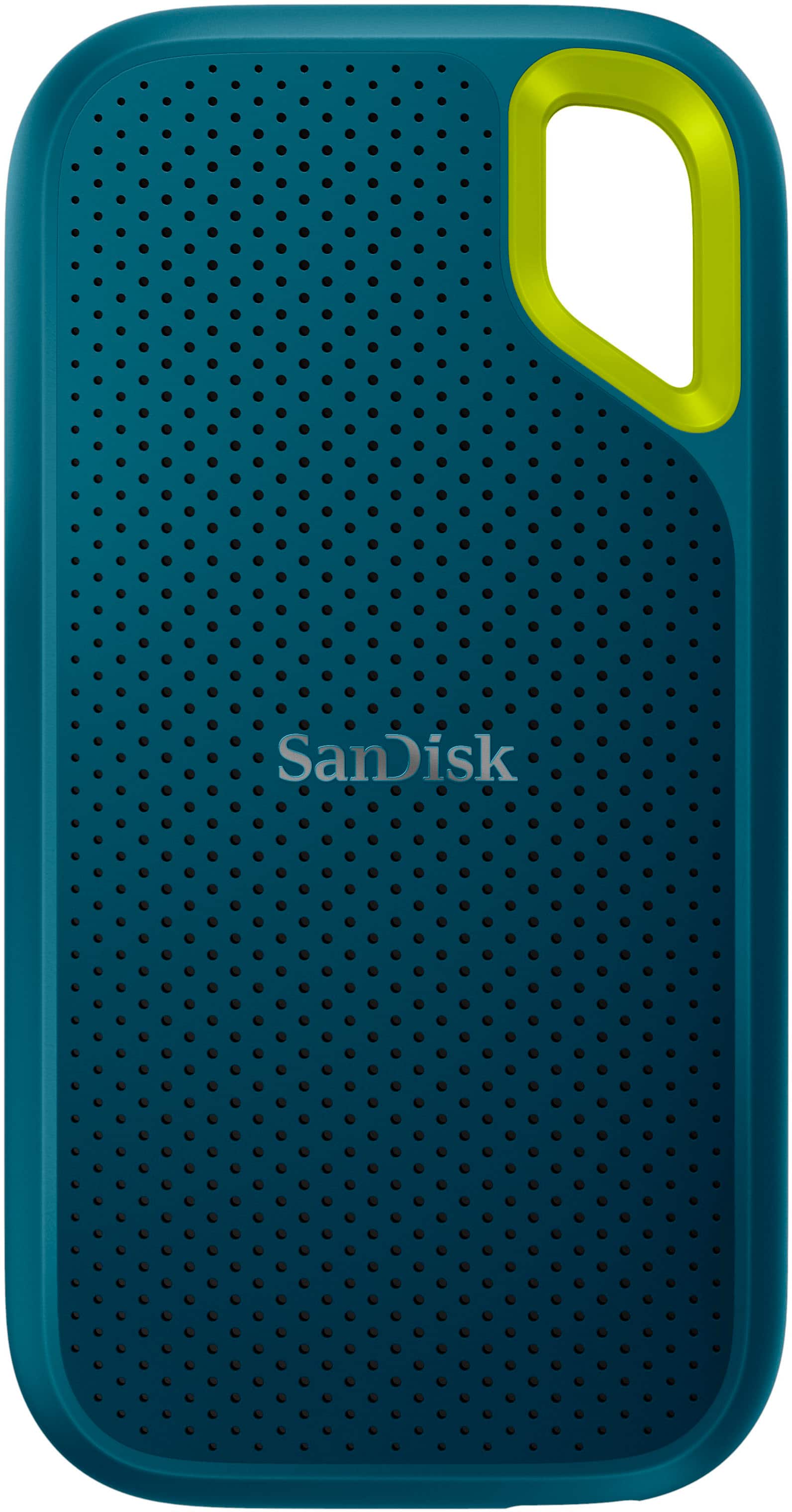 Front. SanDisk - Extreme Portable 2TB External USB-C NVMe SSD - Monterey.