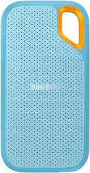 SanDisk - Extreme Portable 2TB External USB-C NVMe SSD - Sky Blue - Front_Zoom