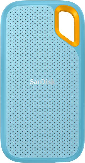 SANDISK Extreme Portable 2TB External USB C NVMe SSD Sky Blue SANDISK Extreme Portable 2TB External USB C NVMe SSD Sky Blue