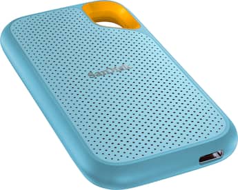 SANDISK Extreme Portable 2TB External USB C NVMe SSD Sky Blue SANDISK Extreme Portable 2TB External USB C NVMe SSD Sky Blue