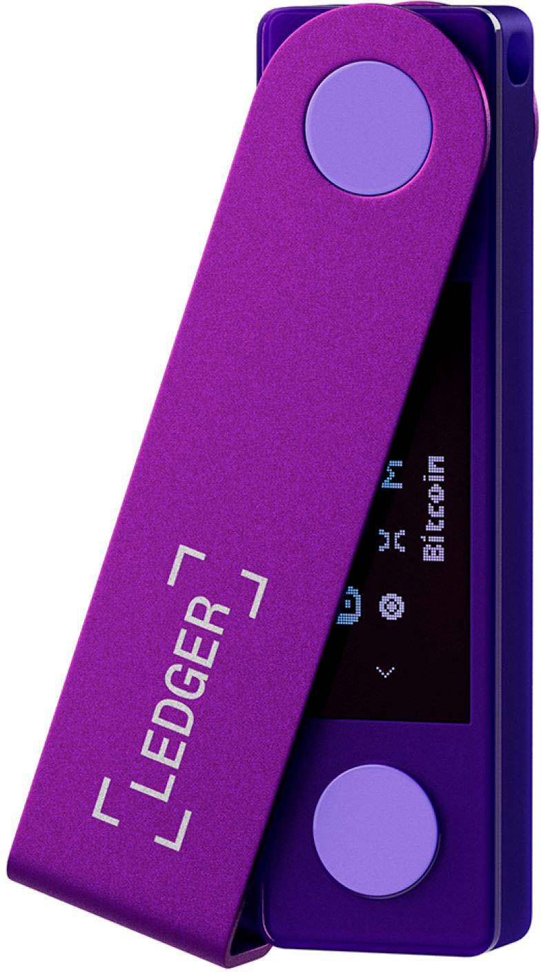 Nano X Crypto Hardware Wallet - Bluetooth - Cosmic Purple